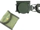 Tactical Military Metal Compass with Folding Case and 1:50 000 Scale, Green