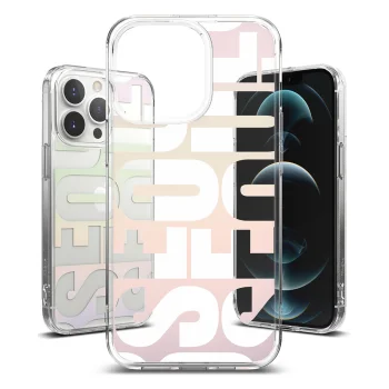Apple iPhone 13 Pro Max 6.7'' Ringke Fusion Design PC Case with TPU Bumper, Transparent
