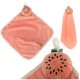 Kids Hand Towel with Plush Watermelon for Kindergarten 30x30cm, Pink