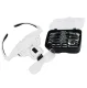Headband Magnifying Glasses with LED Light DA351, White