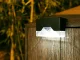 LED Solar Garden & Stair Lights, 4 Pcs, IP65, Black