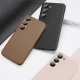 Dux Ducis Grit Case for Samsung Galaxy S23+, Eco-Leather, Black
