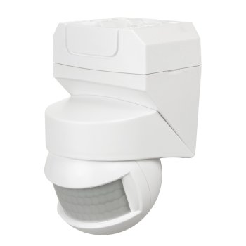 Maclean MCE295 Wall Motion and Twilight Sensor, 180°+360°, 2000W, White