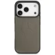 Mercedes iPhone 17 Pro Case Leather Vintage Logo MagSafe, Beige