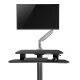 Maclean MC-848 Height Adjustable Desk (70-109 cm), Black