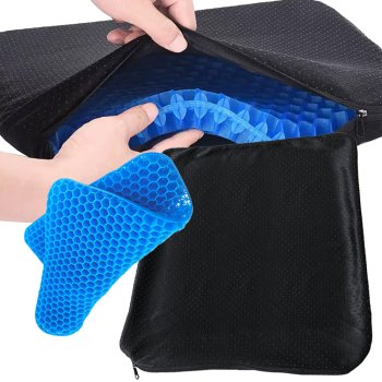 Orthopedic Gel Seat Cushion for Office Chair and Car Seat