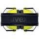 Uvex K20 HiViz Earmuffs, SNR 33 dB, Green/Black