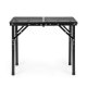 Multigarden Folding Camping Table 60x40 cm, Black