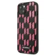 Karl Lagerfeld Monogram Plaque Case for iPhone 13 mini, Pink