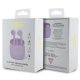 Guess Classic EST Logo TWS Bluetooth наушники с зарядным кейсом, фиолетовые