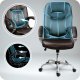 Sofotel Ergonomic Office Chair with Quilted High-Back, dark brown