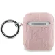 Karl Lagerfeld Monogram Choupette Head Case for AirPods 1 / 2 - Pink