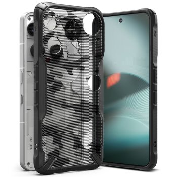 Ringke Fusion X Case for Nothing Phone 3, Gray/Black