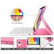 Tech-Protect SC Pen Case with Keyboard for iPad 10.9 (2022) / 11 (2025), Pink