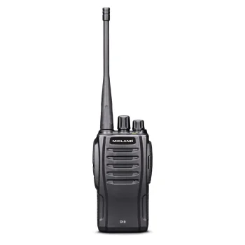 Midland D10 Digital DMR446 Two-Way Radio Black