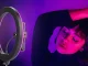 RGB LED Ring Light with Phone Holder and Adjustable Tripod, 30cm, 120W