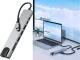 8-in-1 USB-C Hub Adapter (2x USB-C, Thunderbolt 3, 2x USB-A, HDMI 4K, SD/TF, RJ45)
