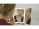 LED Lighted Makeup Mirror with 5x Magnification, White