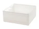 Textile Organizer for Underwear and Clothes 28x28x10 cm, White