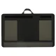 Portable laptop table with cushion for bed or lap, black