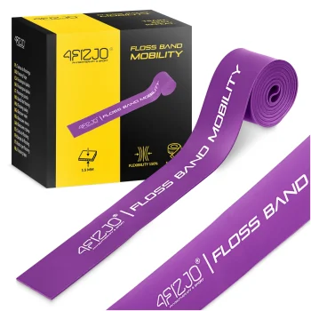 4Fizjo Floss Band Rehabilitation Tape 1.5 mm, Purple