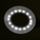 Activeshop Ring LED Snake galda lampa ar regulējamu gaismu, balta