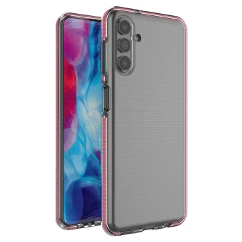Case for Samsung Galaxy A13 5G Spring Case Gel Cover with Color Frame, 1 mm, Light Pink