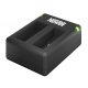 Newell SDC-USB Dual-Channel Charger for Kodak LB-015