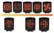 Bicycle LED Light with Turn Signal and Laser