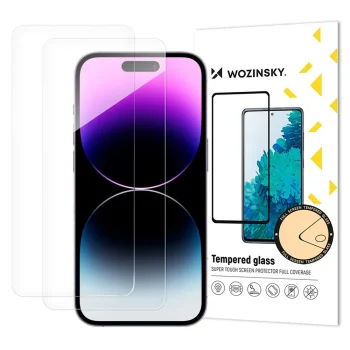 Wozinsky Tempered Glass 2-Pack for iPhone 17 / 16 Pro
