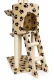 Cat tree with house and bed 138 cm, 5 levels, Petsi, beige