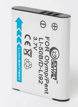 Extra Digital Battery for Olympus Li-50B / Pentax D-Li92