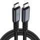 3mk Hyper Cable N-SERIES USB-C to USB-C Cable 2m, Black
