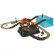 Wooden Train Track with Construction Site, 55 Pieces