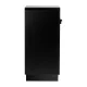 Gabbiano 2027B Hairdressing Trolley, Black