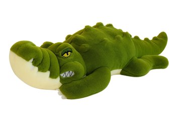 Large Crocodile Plush Toy 100cm Stuffed Animal Cuddle Pillow for Kids
