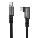 Wozinsky WPS3-UY41S Angled USB-C USB4 Cable 240W 40Gb/s 1m - Black