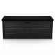 Plonos Garden Storage Box 390L, 143x57x53.5 cm, Black
