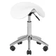 AM-302 Hydraulic Cosmetic Stool without Backrest, White