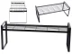 Single-Tier Metal Kitchen Shelf Organizer, Black