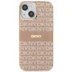 DKNY iPhone 15 / 14 / 13 Case IML Mono & Stripe MagSafe, Pink
