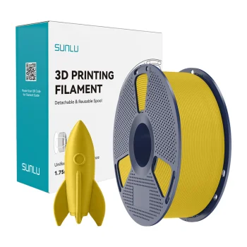 Sunlu PLA High-Speed 3D Printer Filament, Yellow (PLA H-S Y)