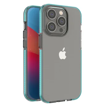 Dėklas iPhone 14 Pro telefonui Spring Case, šviesiai mėlynas