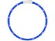 LED light-up collar for dogs and cats, adjustable, USB, 47 cm, blue