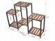 Wooden 4-Level Flower Stand