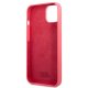 Apple iPhone 13 6.1\" Karl Lagerfeld Silicone Plaque Case Cover (KLHCP13MSLMP1PI), Fuchsia