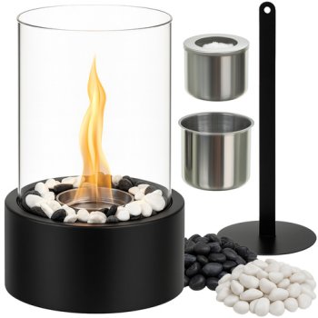 Tabletop Bio Ethanol Fireplace Kaminer 26300, 28x16 cm, Black