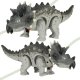 Remote-controlled dinosaur - RC Triceratops - walks, lights up, and roars