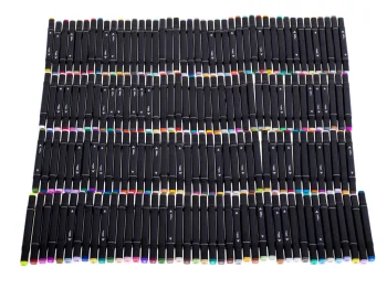 Dual-Tip Alcohol Markers in a Case, 168 pcs
