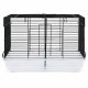 Petsi Cage for Small Rodents, Hamsters, Mice, Black